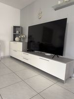 Sideboard und TV-Möbel Kombination weiss grau