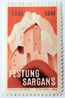 Soldatenmarke 2.WK, Festung Sargans, Aufdr, Wi Ver 3
