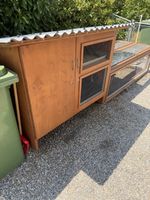 Kleintierstall/Kaninchenstall mit Auslauf vom Schreiner