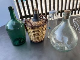 wunderschöne Bauern, Most, Wein, Obst-flaschen