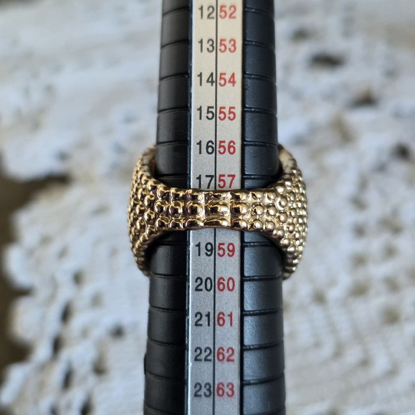 Ringe: Ring Goldfarben Katzenauge Neu – Neu (gemäss Beschreibung) aus Rheinsulz von Gilea 5