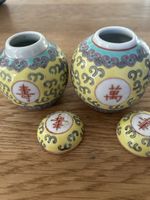 Porzellan Vintage Ginger Jar 2 Stk.
