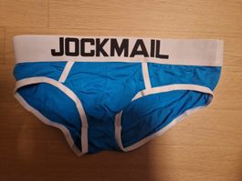 Jockmail Slip, getragen beim Sport