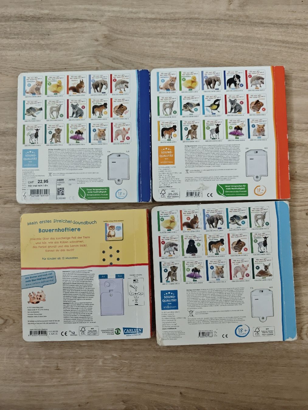 Libri: Streichel Soundbuch Set Kinder Tiere  – Usato da Niederrohrdorf venduto da TK8700 2
