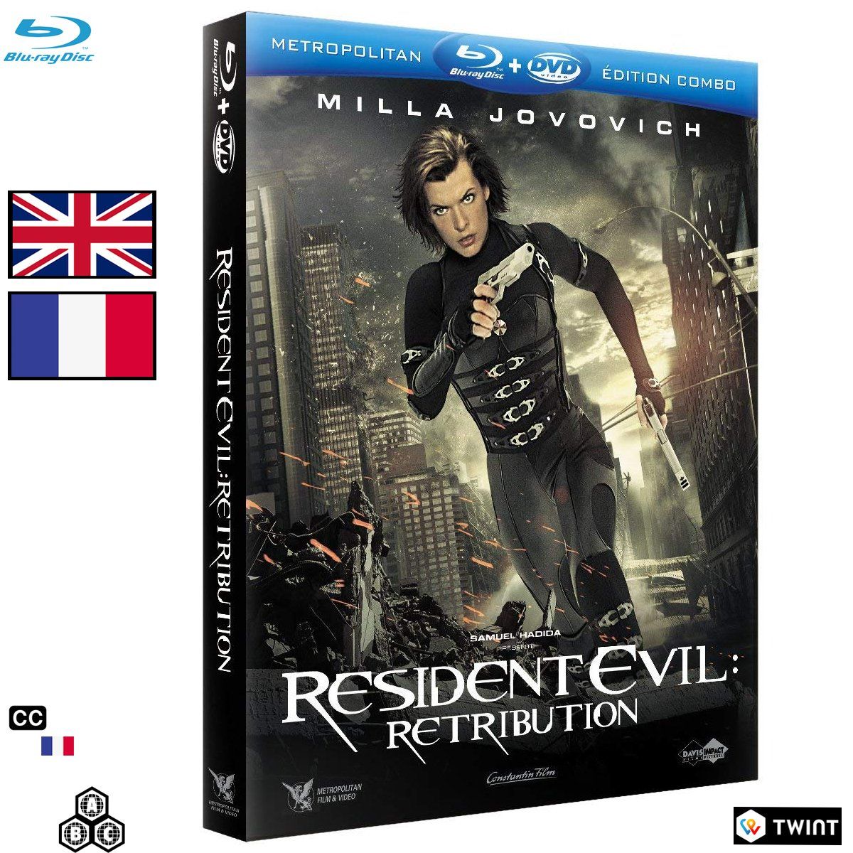 Tous les DVDs: Resident Evil : Retribution (2012) - Blu-ray + DVD – D'occasion à Semsales par __Florian__