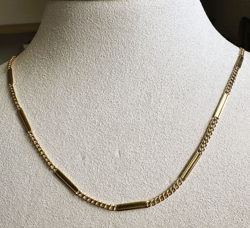 Panzerkette 18Karat Gelbgold "Fantasie" 1