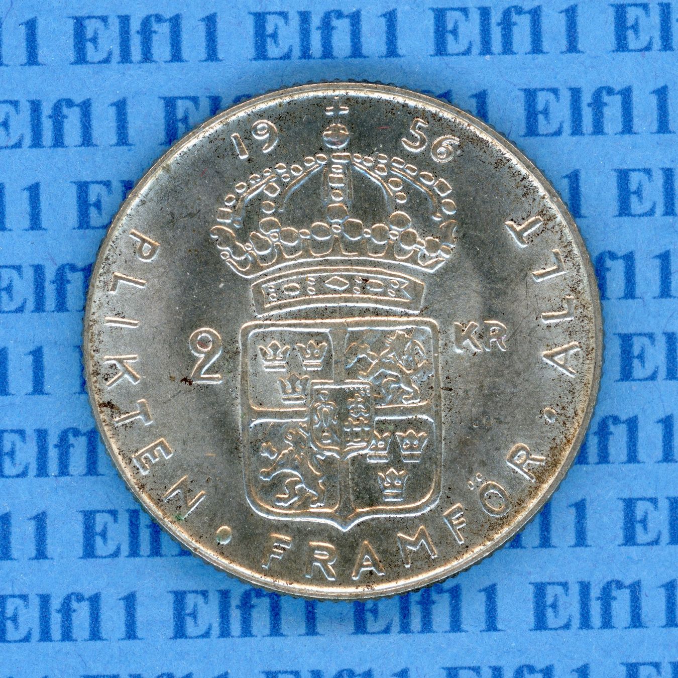 Tutti le monete: SEK___2.00 1956 -unz 2 Kronen – Usato da Widnau venduto da Elf11 1