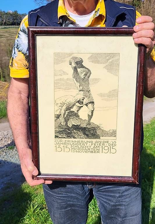 Incisioni: Tableau, gravure sous verre, 1915. – Usato da Lavey-Village venduto da pro_xht6