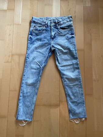 Jean skinny H&M Super Stretch, taille 140, comme neuf!