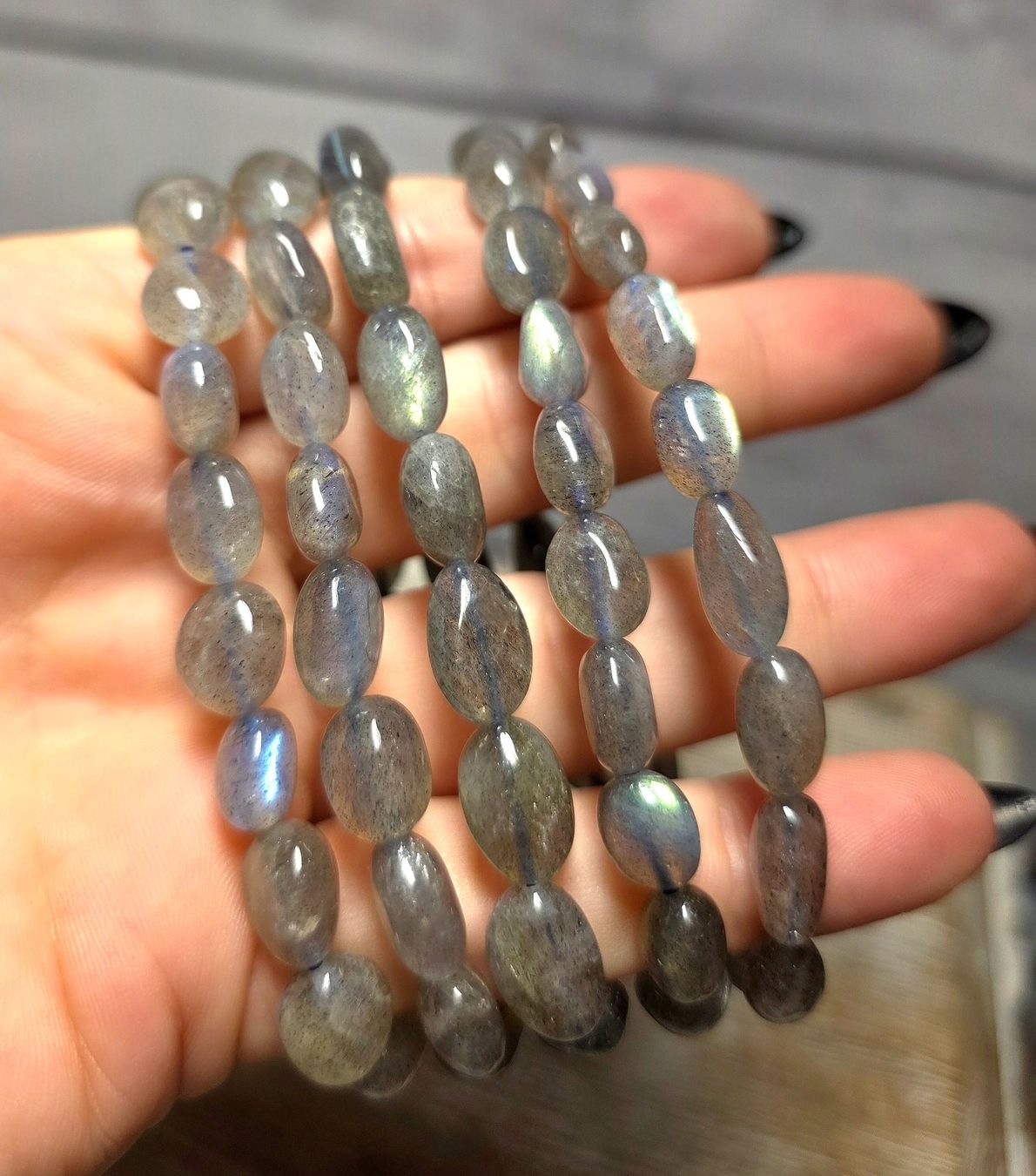 Minerali & Pietre curative: Labradorit Armband – Nuovo e nell'imballaggio originale da Matzingen venduto da Shay_Crystalz