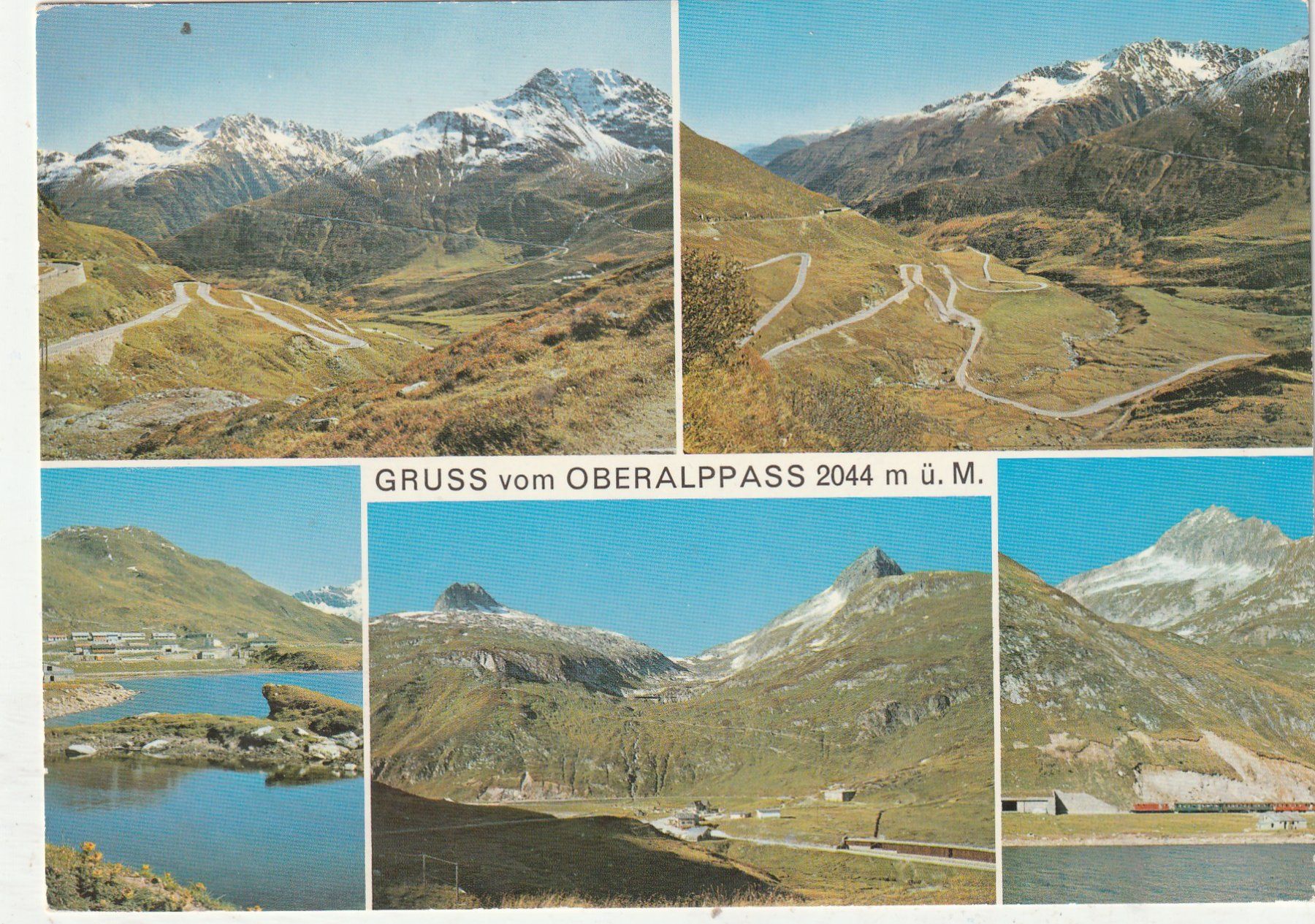 Cartoline postali: Gruss von Oberalppass – Usato da Lumbrein venduto da made02
