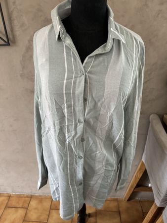 Blouse verte rayé Taille M Mel