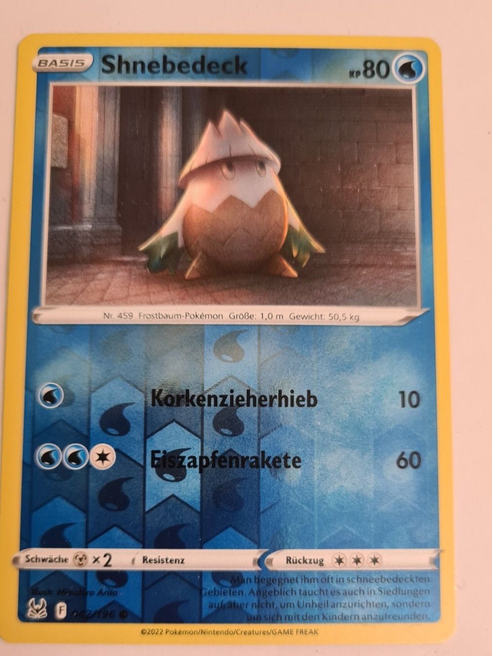 Pokémon Carte collezionabili: Pokemon, Schnebedeck, Basis, KP 80, Eiszapfenrakete – Nuovo (secondo la descrizione) da Winkel venduto da Heuresis 2
