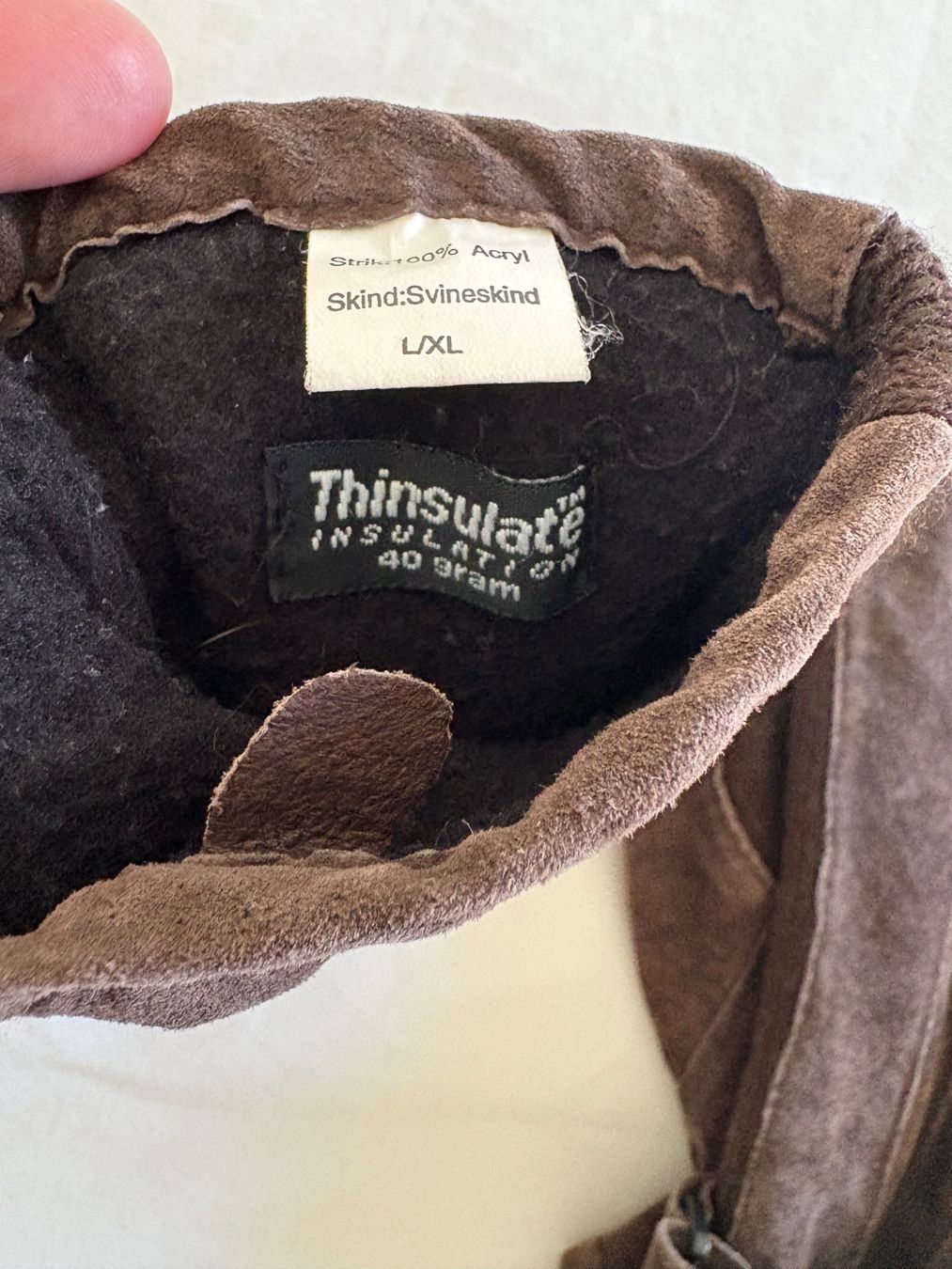Guanti & manicotti: Braune Handschuhe, Grösse L/XL, Thinsulate 49 – Usato da Turtmann venduto da stonie_s 2