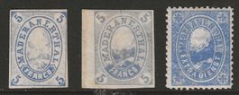 1871-84 : Hotelpost Nr. 16. 18 + 21 * KP 250.--