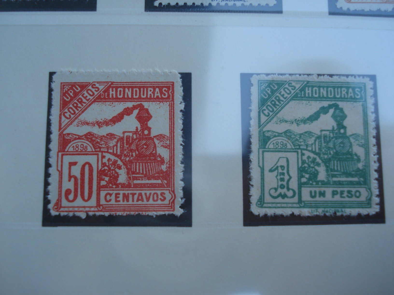 Tutti i francobolli: Honduras 1898, Satz mit Dampflok ** – Usato da Niederwil AG venduto da morostahu 3