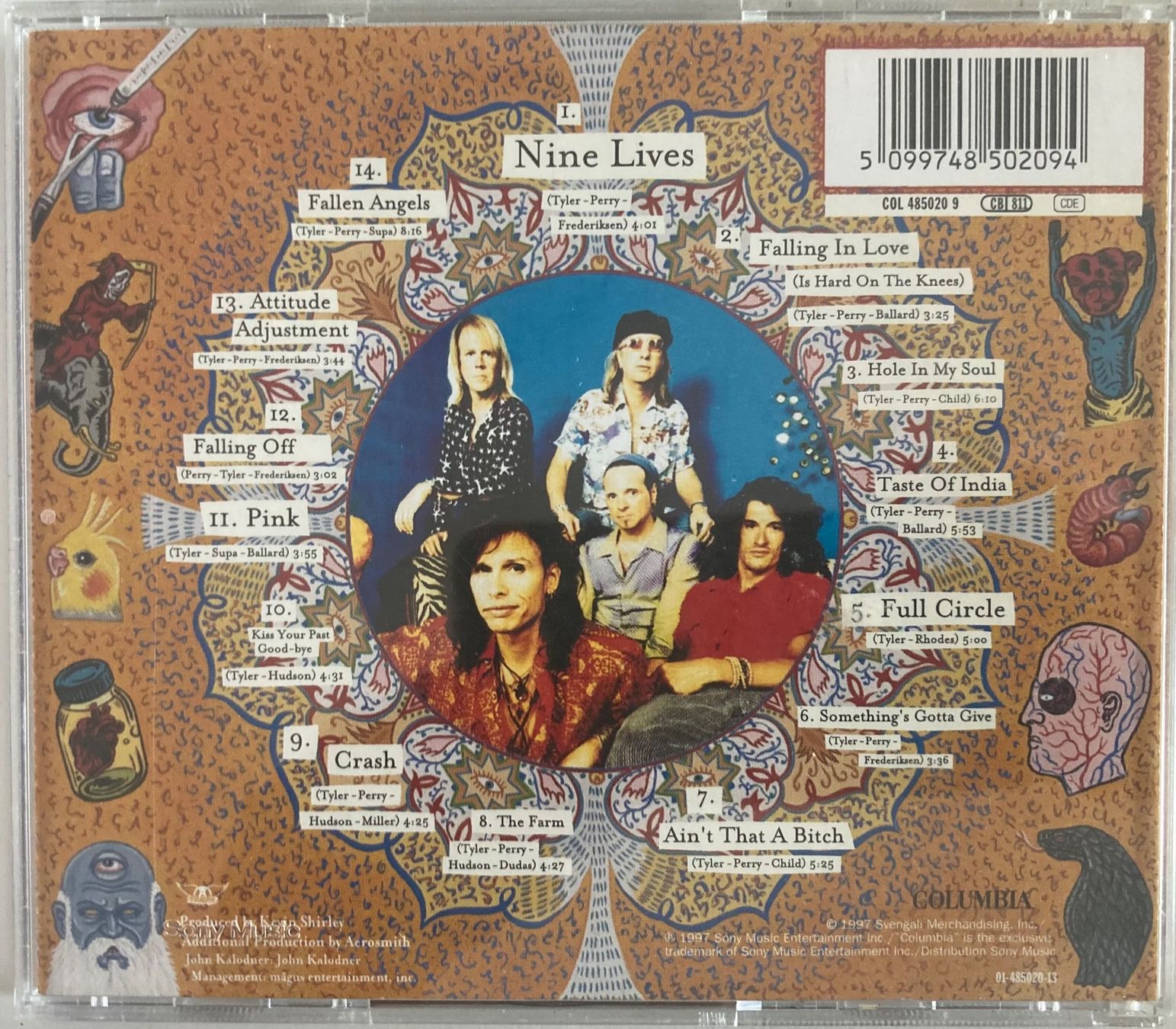CD: AEROSMITH - NINE LIVES – Usato da Poliez-Pittet venduto da Newtown-Records 1