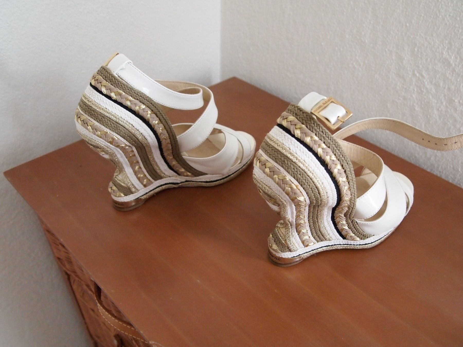 Scarpe da donna: Paloma Barcelo Leder/Stoff Sandalen – Usato da Volketswil venduto da ald_2x9b 2