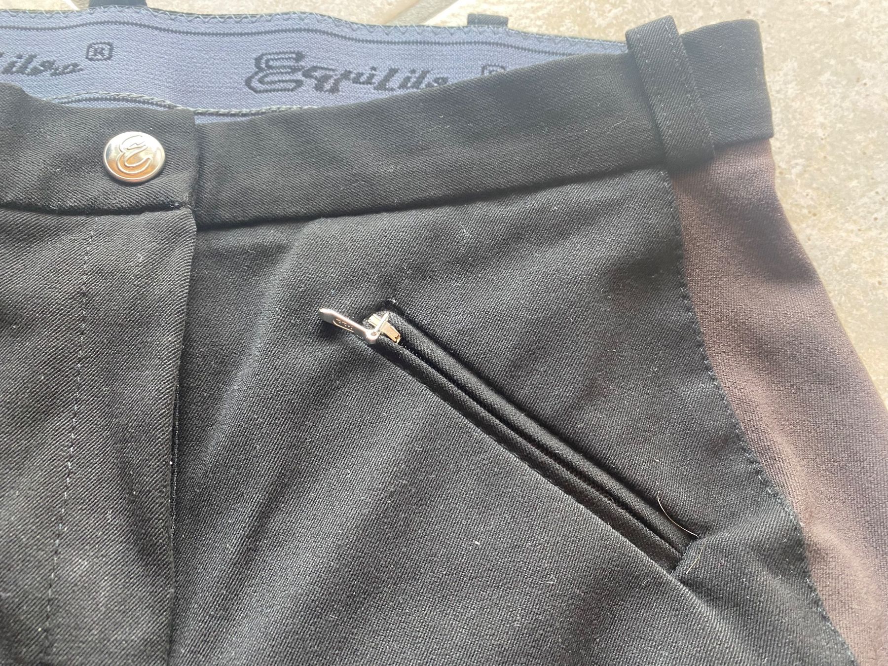 Pantaloni: 36 Reithose schwarz braun ÉQUILIBRE – Usato da Orpund venduto da Mary8972 8