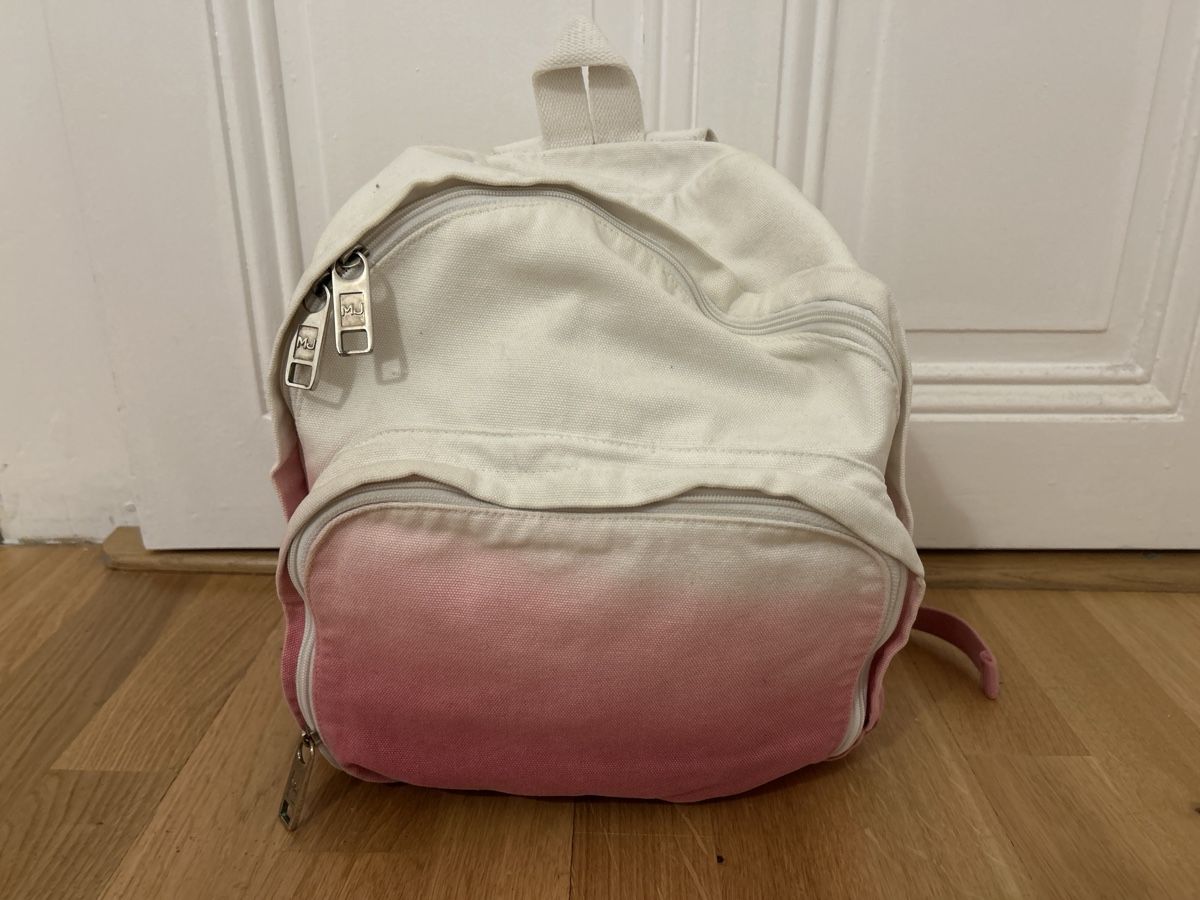 Marc Jacobs Rucksäcke: Marc Jacobs Cotton Tie-Dye Backpack Pink White – Gebraucht aus Genève von TreasureChest 1