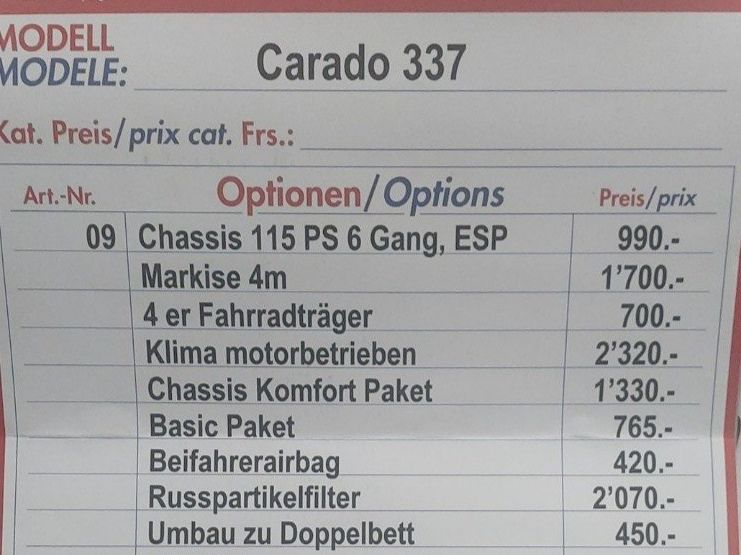 Carado Veicoli da campeggio: Wohnmobil Carado T337 – Usato da baar venduto da fredikre 6