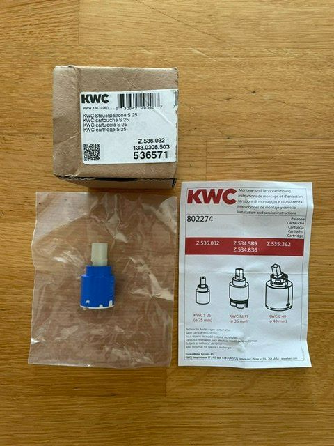 Armaturen: Steuerpatrone KWC – Neu und originalverpackt aus Stäfa von Indi59