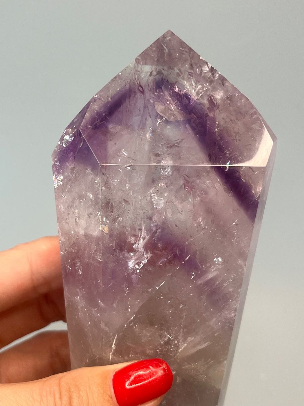 Minerali & Pietre curative: Wunderschöner Phantom Amethyst Kristall - 13cm, 385g – Nuovo e nell'imballaggio originale da Zürich venduto da unique2010 4