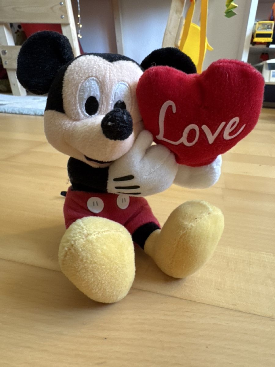 Disney Giocattoli: Mickey Maus Stofftier mit Herz "Love" – Usato da Luzern venduto da SircardoSS350