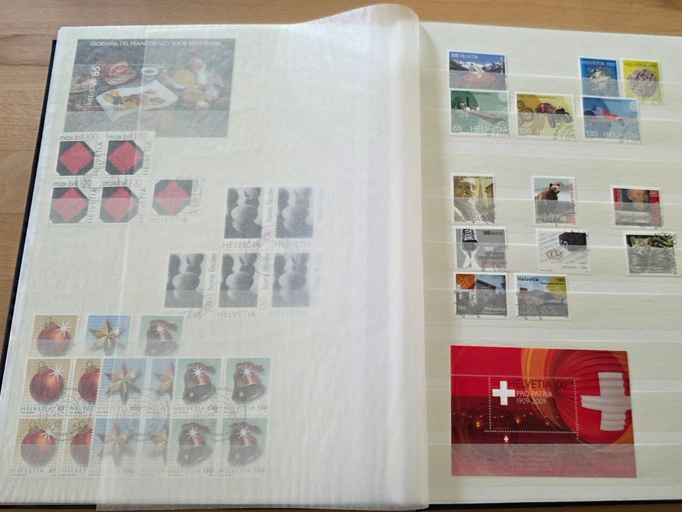 Alle Briefmarken: Briefmarkensammlung Schweiz in 3 Alben – Gebraucht aus Wettswil von Schnuebe 9