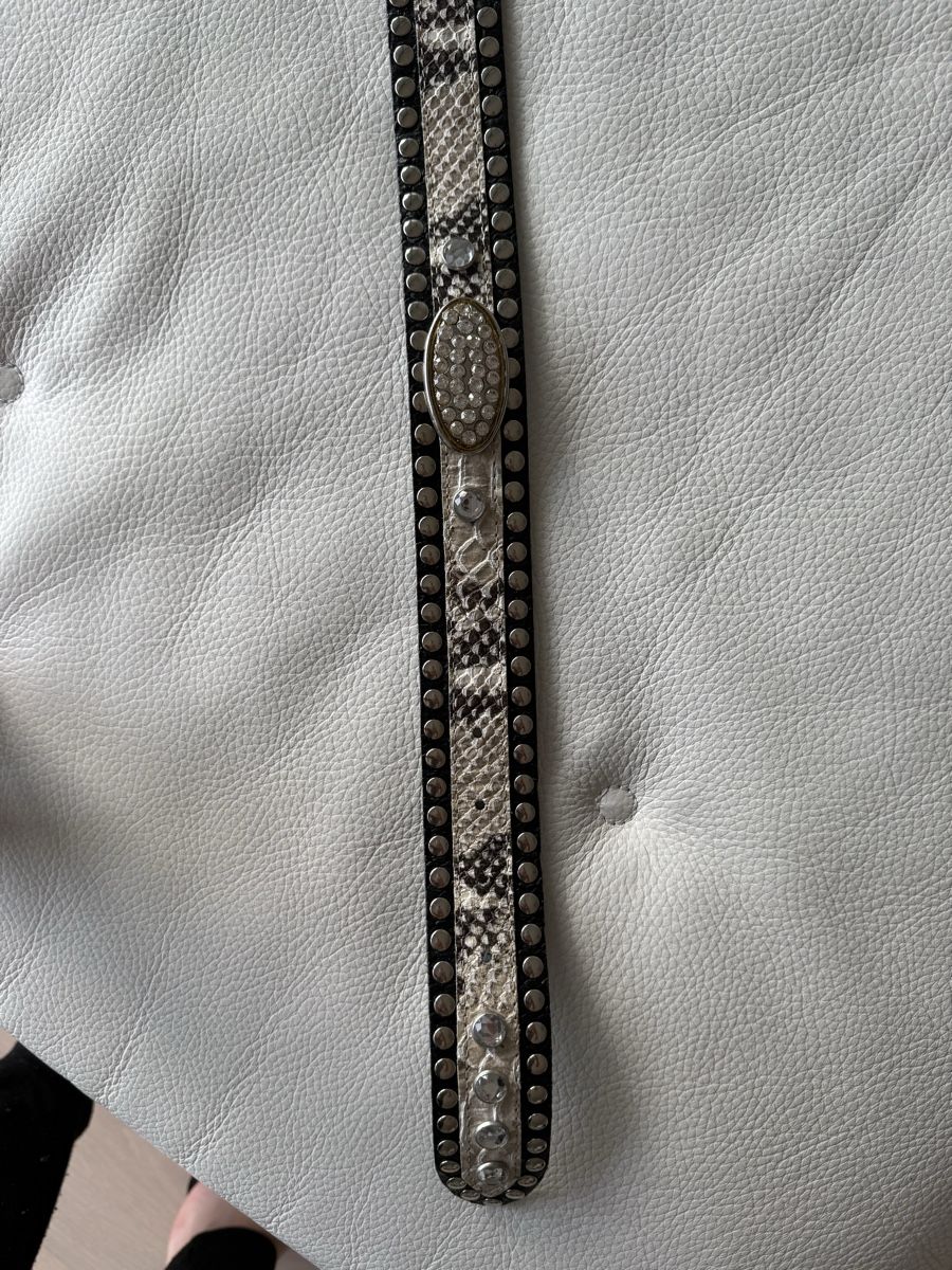 Navyboot Cinture: Navyboot ceinture python et strass taille 90 comme neuve! – Nuovo (secondo la descrizione) da Carouge GE venduto da sacha1981 5