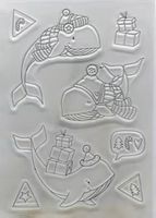 Silikonstempel Walfisch Weihnachten
