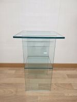 Glas-Beistelltisch 2 Ablagen modern