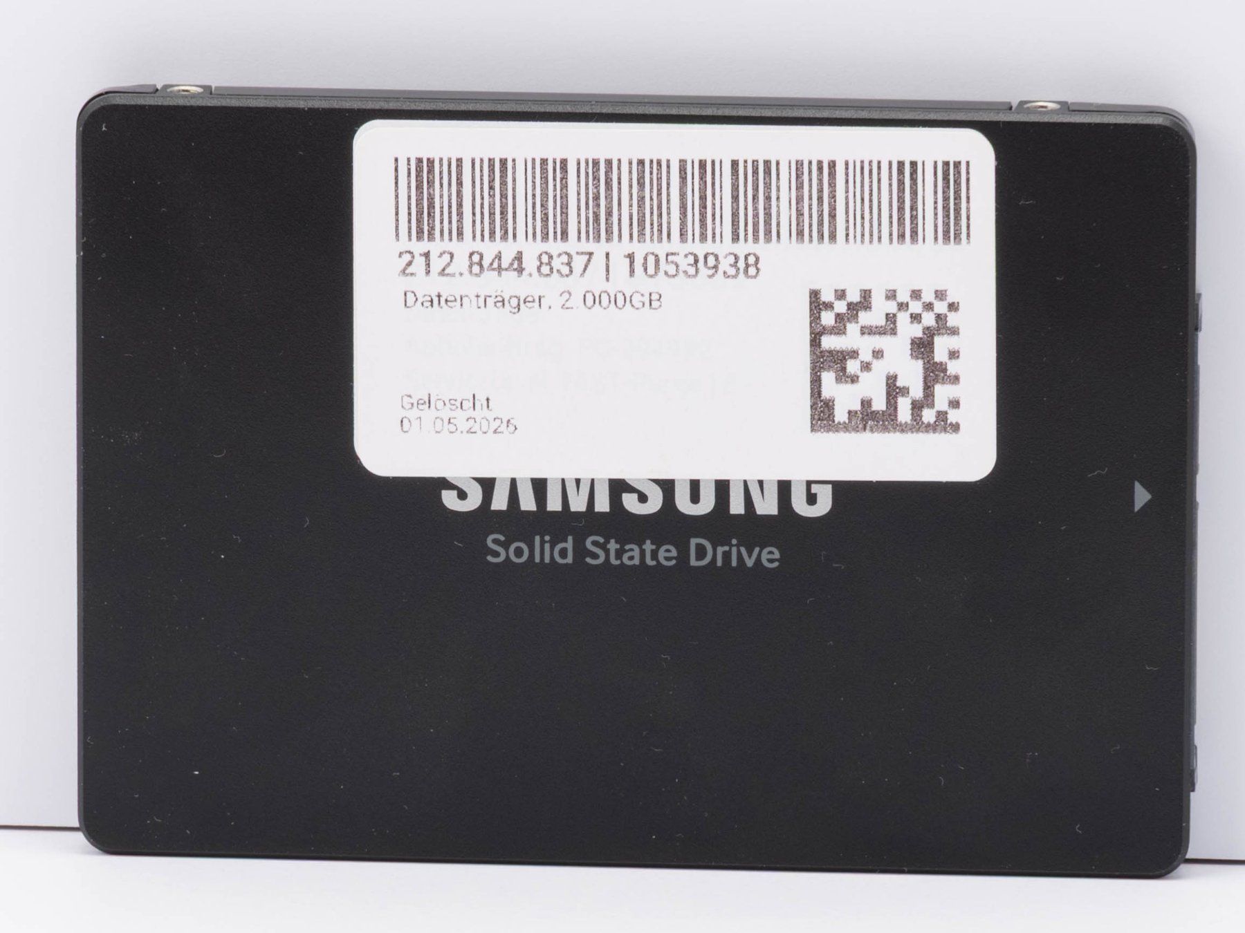 Samsung Harddisks: Samsung SSD 883 DCT 1.92TB - Interne Festplatte – Gebraucht aus Urtenen-Schönbühl von GEWA_Multimedia 1