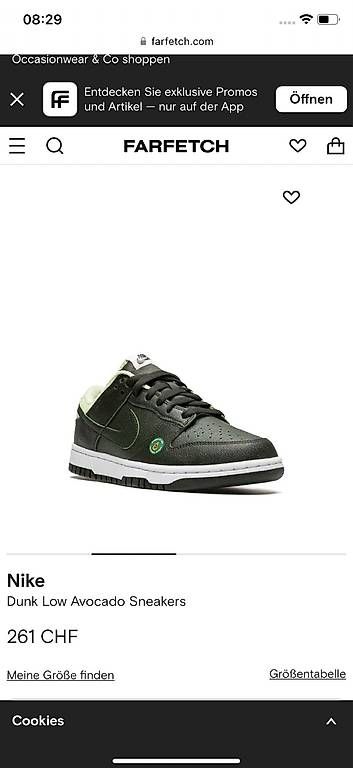 Nike Chaussures hommes: Nike Dunk Avocado neu – Neuf (Voir description) à Jona par xweeknd