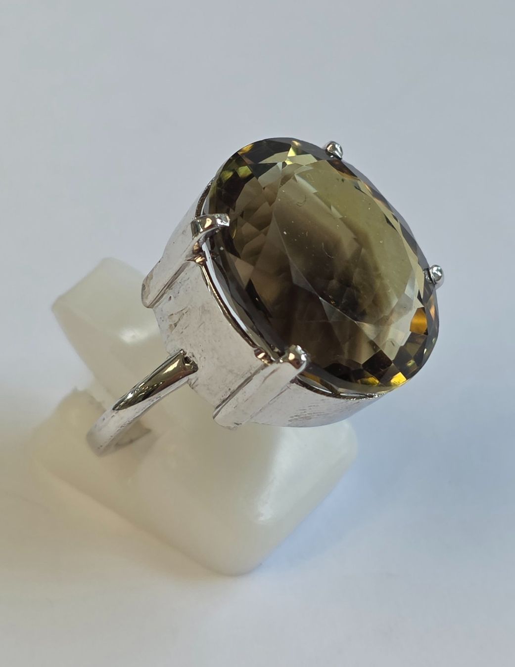 Ringe: Ring mit Rauchquarz oval Silber 925 Grösse 56 – Neu (gemäss Beschreibung) aus Zürich von ben_mn5h 1