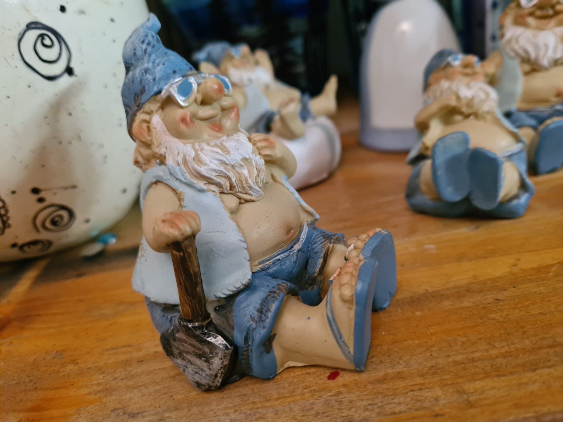 Statuette: Weihnachtsmann-Deko Figur 11.5 cm – Nuovo (secondo la descrizione) da Amriswil venduto da kleindeko 1