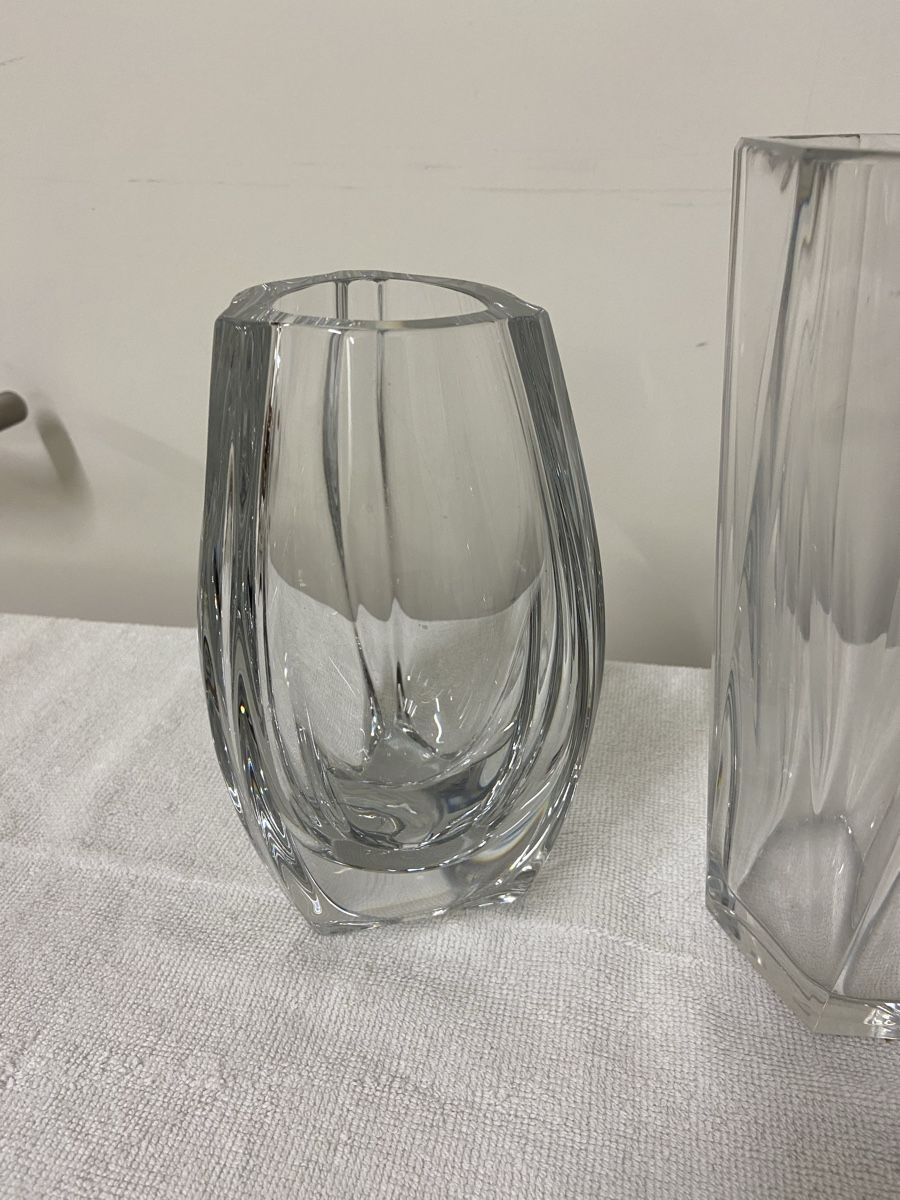 Baccarat Vasi & Recipienti: 2x Baccarat Glas Vase – Usato da Dietikon venduto da brocki-eyra 1