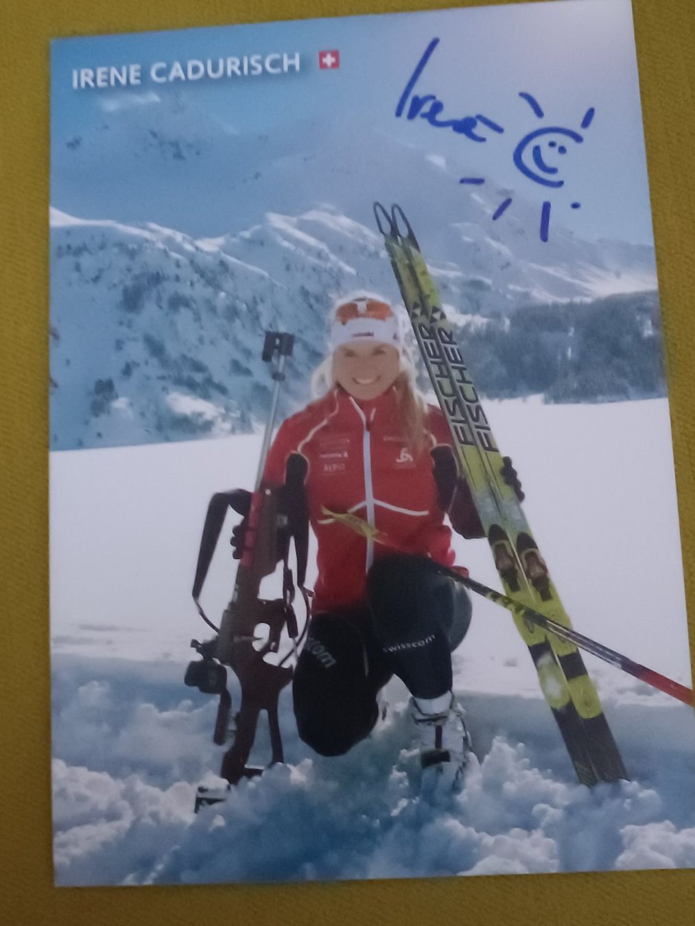 Autografi: Irene Cadurisch - handsigniert – Usato da Menziken venduto da Autogramme