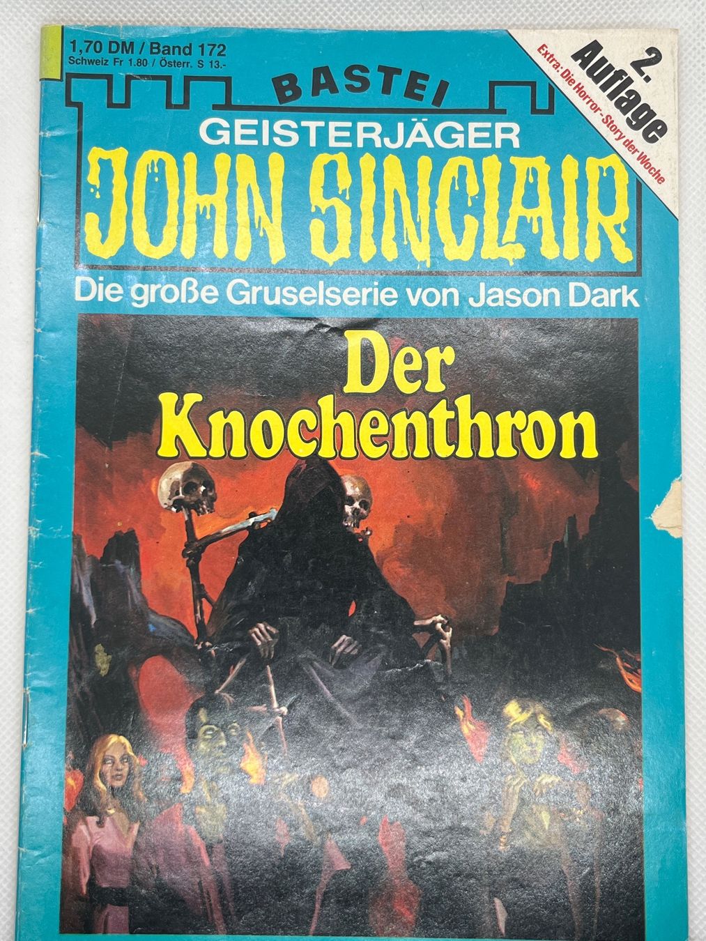 Bücher: John Sinclair Band 172 - Der Knochenthron - 2. Auflage – Gebraucht aus Hinterkappelen von Kim1992