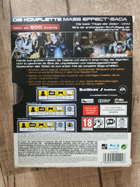 Sony Jeux: Mass Effect Trilogy Für Sony Playstation  3 PS3 – D'occasion à Tuggen par Zweitechanceboutique 1