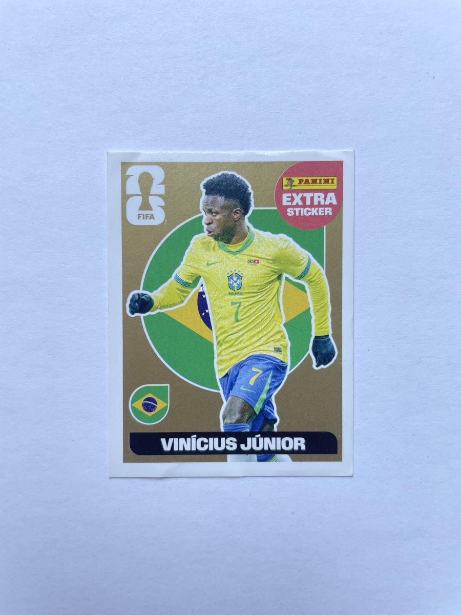 Panini Sammelbilder & Trading cards: Panini Extra Sticker Gold Vinicius Junior – Neu (gemäss Beschreibung) aus Oberdiessbach von Nunu