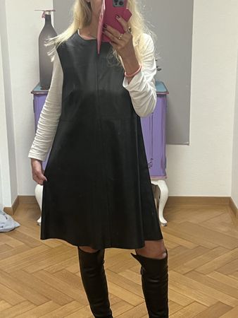 MuuBaa Lederkleid Gr.38 neuwertig