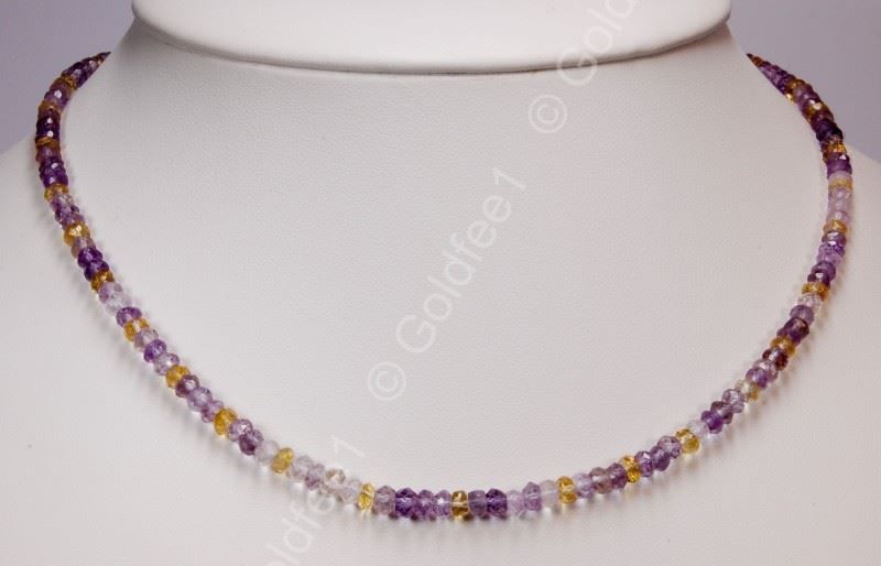 Ketten: Amethyst Buttonkette facettiert 925 Silber – Neu und originalverpackt aus Oberglatt ZH von Goldfee1 1