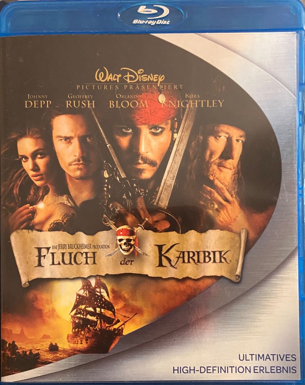 Tous les DVDs: FLUCH der KARIBIK • Blu-ray • 2 Discs • Johnny Depp – D'occasion à Luzern par Lycka