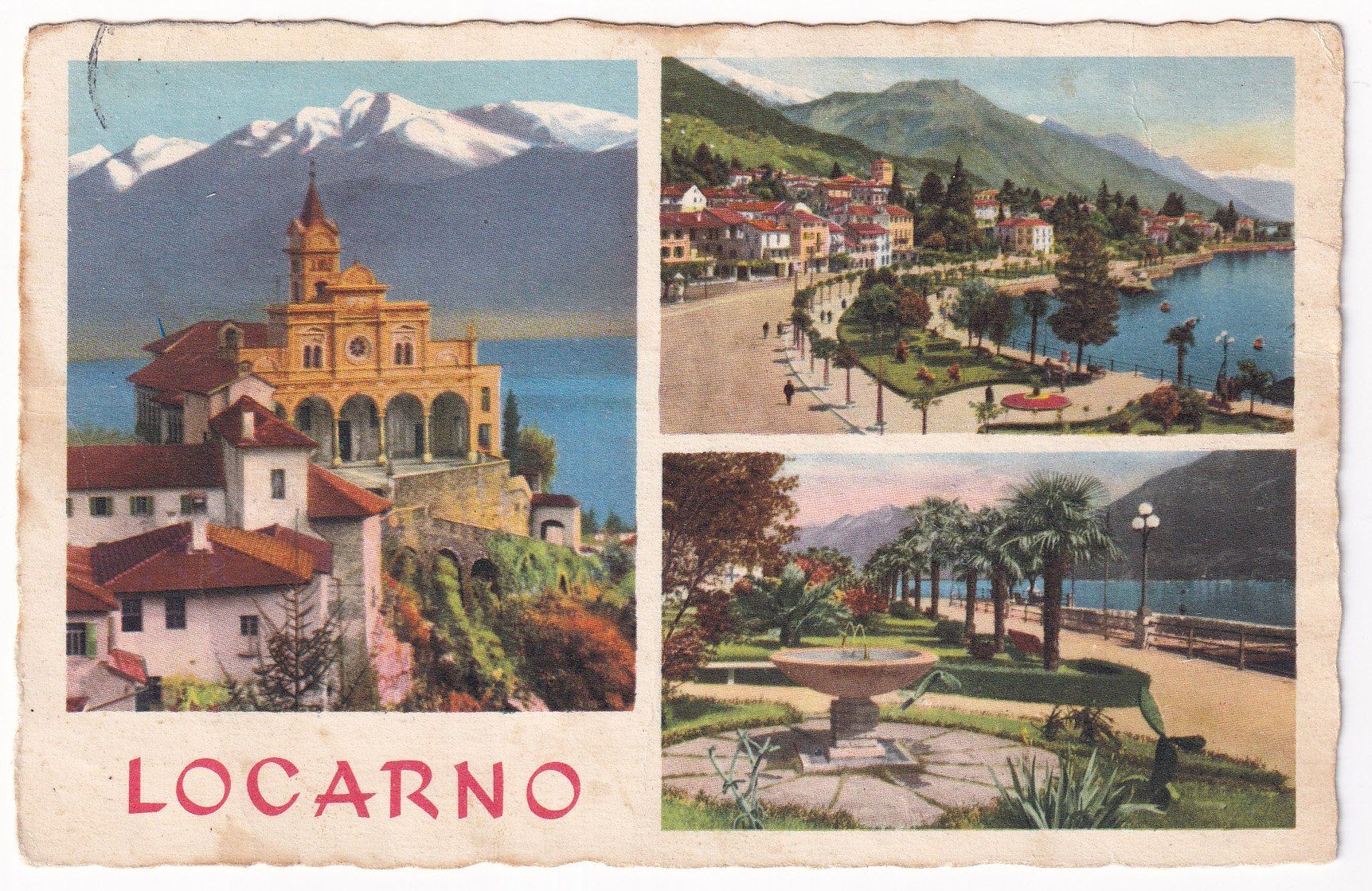 Cartoline postali: Locarno Multivues – Usato da Cormoret venduto da Pascalll2001