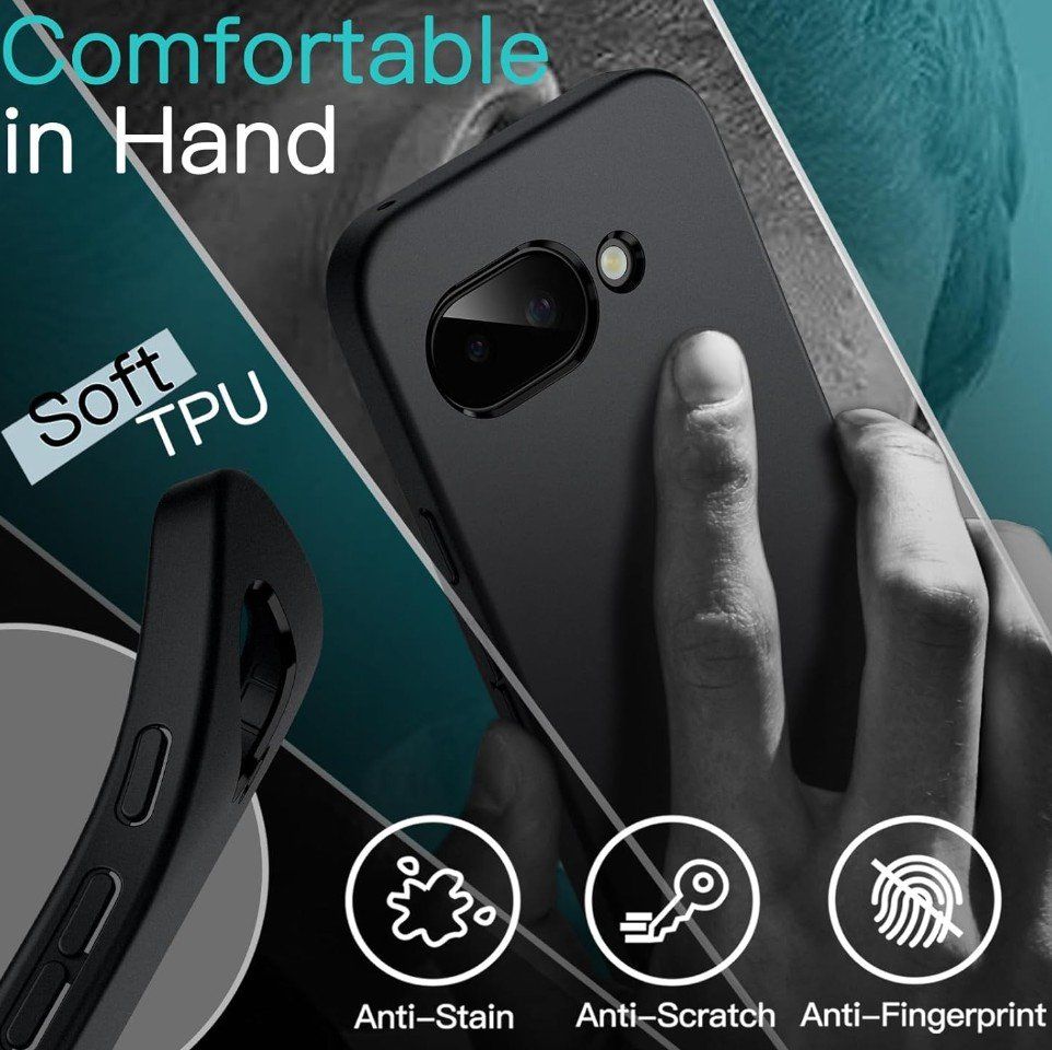 Google Cover & Protezioni schermo: Google Pixel 9A Hülle Case black TPU dünn weich – Nuovo e nell'imballaggio originale da Rorschacherberg venduto da elektrofreak 5