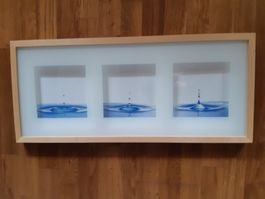 Wandbild mit Wassertropfen