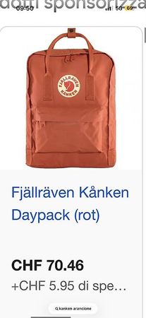 Vendo Zaino Kanken