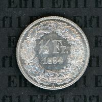 CHF___0.50 1894 stgl 50 Rappen