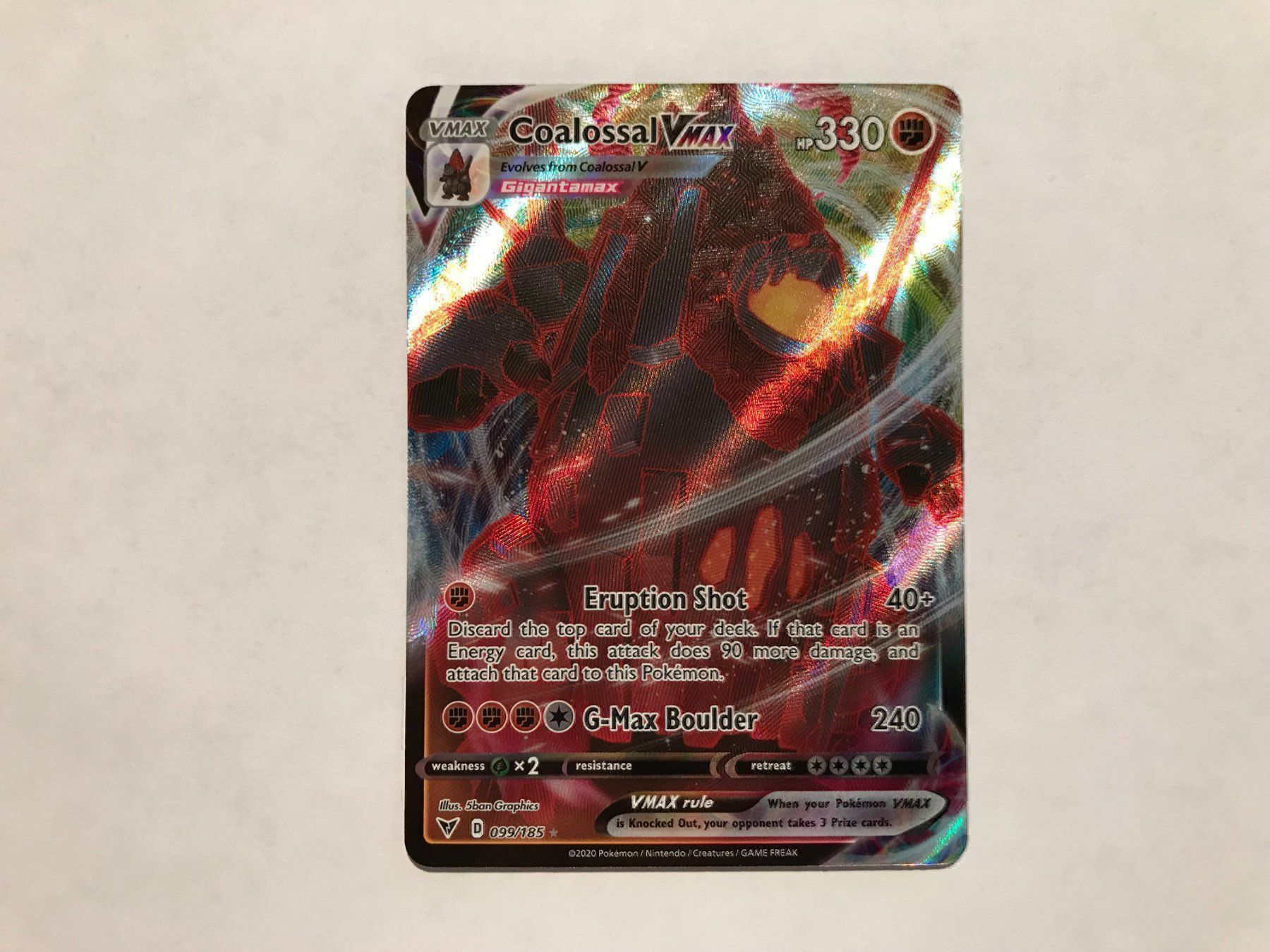 Pokémon Sammelbilder & Trading cards: Coalossal Vmax – Neu (gemäss Beschreibung) aus Hagendorn von Pokecollectorch 1